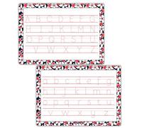Handwriting Practice Sheet for Kids - A4 Reusable Alphabet Tracing Mat | Capital & Lowercase Letter Formation | Laminated Double-Sided Learning Board with Pen