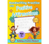 Handwriting Practice with Positive Affirmations: Workbook for kids