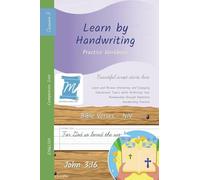 Handwriting Practice Workbook - Bible Verses - John 3: 16 - NIV - Cursive, Level 3: Learn by Handwriting . Adults and Children - Companion Size - BVJC3LES