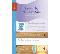 Handwriting Practice Workbook - Bible Verses - John 3: 16 - NIV - Print, Level 3: Learn by Handwriting . Adults and Children - Companion Size - BVJP3LES