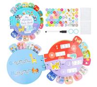 Handwriting Tracing Workbook - Safe Odorless 25 Cm, Developmental Aid, Splicing Game | Kindergarten Classroom Teaching Resource Replacement Holiday Present Vacation Plane Ride Fun