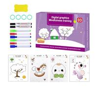 Handwriting Workbook - Children's Reusable Writing Practice Book | Letter FAKTRAGE Educational Workbook, Workbook Before the K Alphabet, Penmanship Skills Development Book for Children