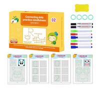 Handwriting Workbook - Children's Reusable Writing Practice Book | Letter FAKTRAGE Educational Workbook, Workbook Before the K Alphabet, Penmanship Skills Development Book for Children
