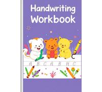 Handwriting Workbook: Schreibübungsheft Kinder - Buchstaben A-Z, Wörter, Linien Nachspuren, Handschrift Training,Kursiv schreiben lernen,120 Seiten im praktischen A-5 Format,ABC Schreibtraining