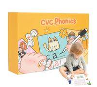 Handwriting Workbook Set, Letter Practice Tool, Guided Writing Exercises with Fine Motor Skills Control System, Compact Construction of Learning Materials, Educational Style Learning Aid, Classroom