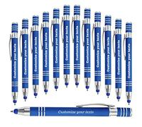Handwritten Black Ink Ballpoint Pen-Personalize Your Business Information, Name, Phone Number, Suitable for Corporate Promotion, Wedding Wishes, Great Gifts, Custom Engraved Ballpoint Pens - 24PC