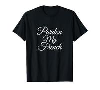 Handwritten Pardon My French T-Shirt