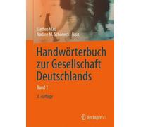 Handwrterbuch zur Gesellschaft Deutschlands by Steffen Mau (German) Hardcover Bo