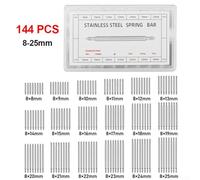 Handy 144PCS Stainless Steel Tool Kit for Watch Band Repairs with Spring Bars and Link Pins
