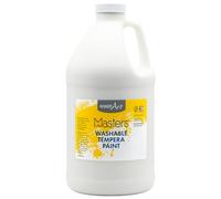 Handy Art Little Masters Washable Tempera Paint 1/2 Gallon, White