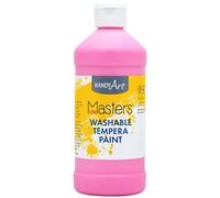 Handy Art Little Masters® Washable Tempera Paint, Pink, 16 oz.