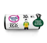 Handy Bag Heavy Duty Eco 30L Trash Bags, 100% Recycled, Heavy Duty, 12 Bags, 1 Pack