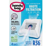 Handy Bag R 36 Vacuum Cleaner Bags for Rowenta Artec 2 Silence Force Vacuum Cleaners