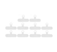 Handy Belt Tether Tab, Stahl and ABS Phone Tether Tab, Light Antitheft Mobile Phone Belt, Easy Installation of the Neck and Wrist Lanyard Compatible, Prevent the Drop, ABS+steel, No Gemstone