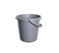 Handy Builders Buckets Heavy Duty Silver Bucket With Handle & Pouring Spot 5L Bath Bucket Flexi for Home Laundry Garden General Purpose
