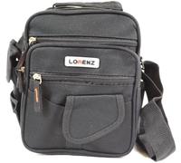 Handy Canvas Style Multi-Purpose Shoulder Bag / Cross Body Bag / Travel Bag ( Black )