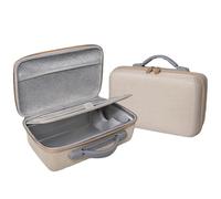 Handy Carrying Case For Liene M100 Photo Printer, Hard EVA Shockproof Travel Storage Bag Portable Protective Cover with Soft Velvet Lining & Mesh Pocket, Portable Printer Accessories (Khaki)