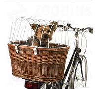 Handy, Comfortable Bicycle Basket With Protective Wire - Safe Mounting On The Bicycle Luggage Rack - Suitable For E-bikes - Made In Germany - Max. Dog's Weight: 10kg