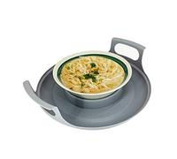 Handy Gourmet Microwave Cool Caddy w/ Handles - Carrying Tray for Bowls, Plates