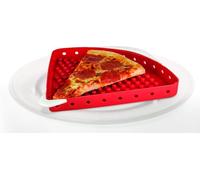 Handy Gourmet PizzaFresh Microwave Pizza Reheating Tray, Red and White, 30.73 x 25.65 x 3.56 cm