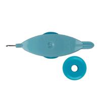 Handy Hands Aerlit Tatting Shuttle W/2 Bobbins-Aqua Glacier