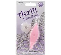 Handy Hands Aerlit Tatting Shuttle W/2 Bobbins-Pink Cotton Candy