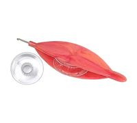 Handy Hands Aerlit Tatting Shuttle with 2 bobbins - SHH423, Papaya Cream