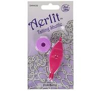 Handy Hands Aerlit Tatting Shuttle with 2 bobbins SHH430 Pink Berry