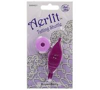 Handy Hands Aerlit Tatting Shuttle with 2 bobbins SHH431, Boysenberry, 1-Pack