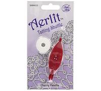 Handy Hands Aerlit Tatting Shuttle with 2 bobbins - SHH435, Cherry Vanilla