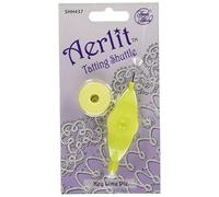 Handy Hands Aerlit Tatting Shuttle with 2 bobbins - SHH437, Key Lime Pie