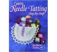 Handy Hands Learn Needle Tatting Step by Step Kit with No.5 - 0 Needle and Threader,Red,13.25 x 9 x 0.19