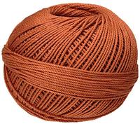 Handy Hands Lizbeth Cordonnet Cotton, Size 3, Harvest Orange Medium