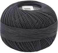 HANDY HANDS Lizbeth Crochet COTT Charcoal, One Size