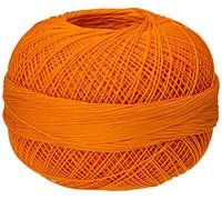 Handy Hands Lizbeth Premium Cotton Thread, Size 40, Bright Orange