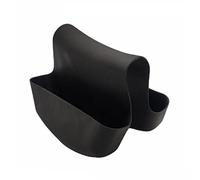 Handy Housewares Sink Caddy Saddle Flexible Sponge Holder - Fits Any Standard Double Kitchen Sink - Black (3 Pack)