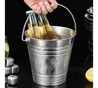 Handy Ice Chiller Built with Stainless Steel and Smooth Finish Featuring a Comfortable Handle for Easy Movement to Various Locations (1.5L)