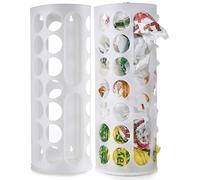 Handy Laundry Grocery Bag Storage Holder, Large Dispenser, Store & Reuse Plastic Shopping Bags, Access Holes for Easy Use (2-Pack)