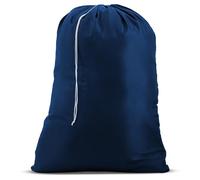 Handy Laundry Heavy Duty Nylon Laundry Bag, 22 x 32 Inch, Durable Drawstring Closure, Machine Washable, Hamper Liner or Storage Bag, Navy Blue