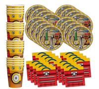 Handy Man Birthday Party Supplies Set Plates Napkins Cups Tableware Kit for 16