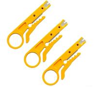 Handy Multi Function Electric Stripping Blade Plier,Cable Wire Striper,Yellow,3PCS Pack