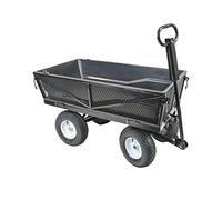 Handy Multi Purpose Tipping Towable Garden Trolley