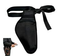 Handy Organizer Garden Tool Pouch, Unisex Utility Belt Apron, Electric Pruning Shear Waist Bag for Gardening, Plumbing, Florists, Woodwork (Black)