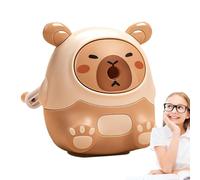 Handy Pencil Sharpener for Children - Cute Pencil Sharpener for School - Manual Rotary Sharpener with Capybara Shape Cartoon Design Accessories for Individual Colouring Pencils Drawing Art and