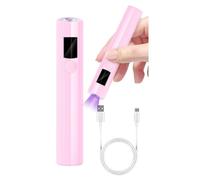 Handy Rechargeable LED Nails Lamp Offering Rapid Polish Setting in Portable Size Travel Nails Polish Dryer