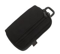 Handy Recorder Storage Bag with Dual Compartments and Carabiner Clip | Oxford Cloth Nylon Build, Buffer Lining and Thick Padding, Mini Pouch for Cords, USB Cables