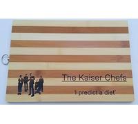 Handy Stamps 'Kaiser Chief' Themed Novelty Chopping Board 34 cm x 24 cm with Comedy Cookery Themed Wording