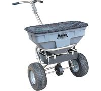 Handy THS125SALTHDUTY Stainless Steel Heavy Duty Push Feed, Grass and Salt Broadcast Spreader