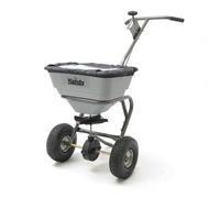 Handy THS70SALTHDUTY Stainless Steel Heavy Duty Push Feed, Grass and Salt Broadcast Spreader