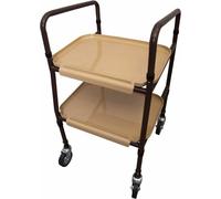 Handy Trolley Adjustable Height Steel Mobility Aid Walker Wheels Kitchen Meals